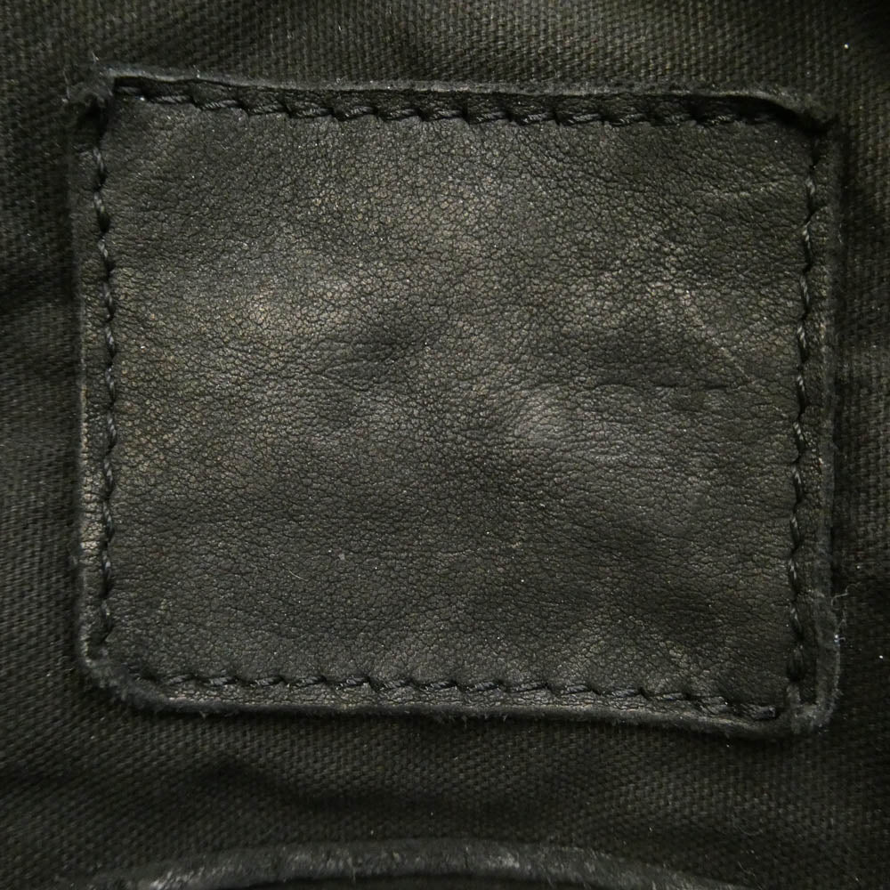 ISAMUKATAYAMA BACKLASH イサムカタヤマバックラッシュ 207-08 JAPAN STEER GARMENT-DYED TOTE-BAG ジャパンステアー タンニン鞣し製品染め トートバッグ ブラック系【中古】