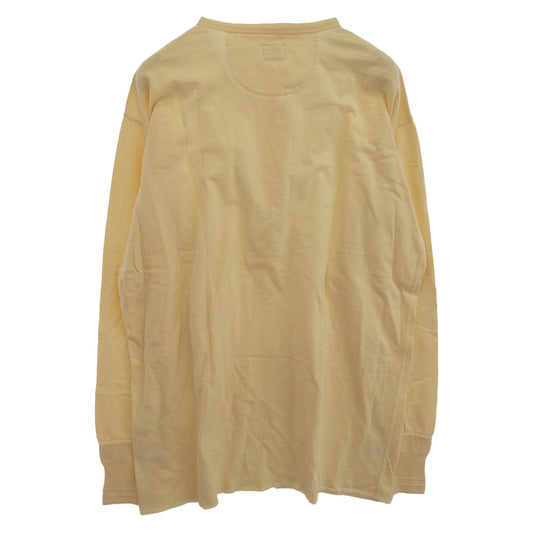 TENDERLOIN テンダーロイン T-HENRY LONG ヘンリーネック 長袖 Tシャツ カットソー オフホワイト系 M【美品】【中古】