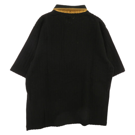 TENDERLOIN テンダーロイン T-POLO P 半袖 ニット ポロシャツ ピケ ブラック系 M【美品】【中古】