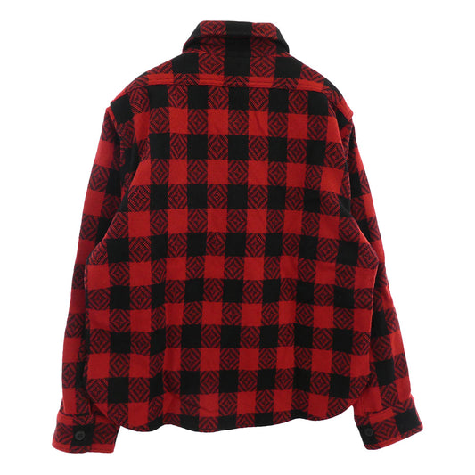 TENDERLOIN テンダーロイン 13AW T-BUFFALO CPO JKT バッファロー チェック柄 ウール 長袖 シャツ ジャケット レッド M レッド系 M【中古】