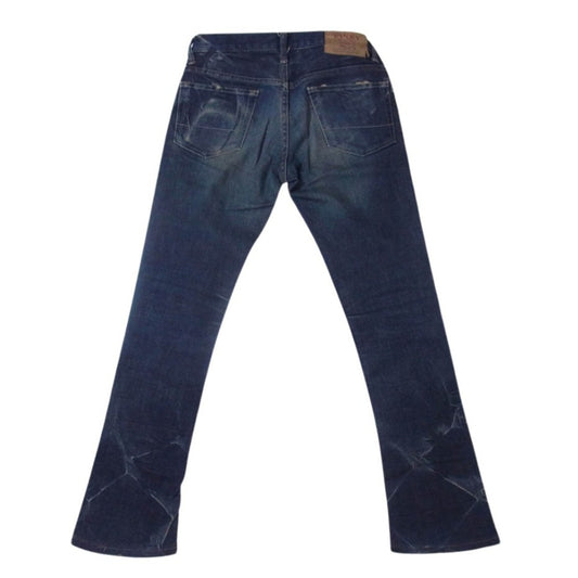 HYSTERIC GLAMOUR ヒステリックグラマー 2AP-5641 スタッズ デニム パンツ ダークネイビー系 XXS【中古】