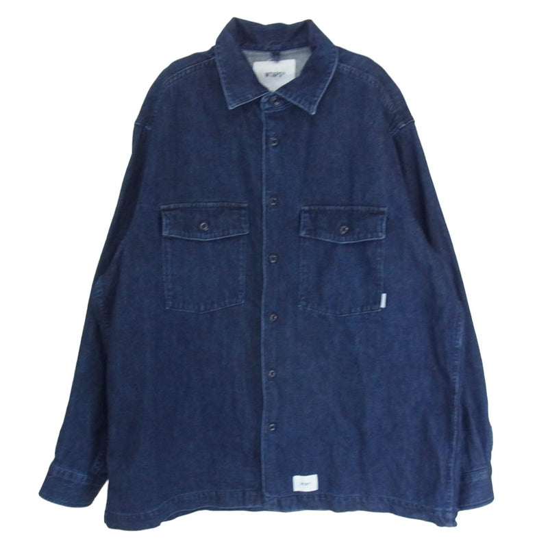WTAPS 23SS CBW/LS DENIM SHIRT デニム 長袖シャツ cliffedge_523112501