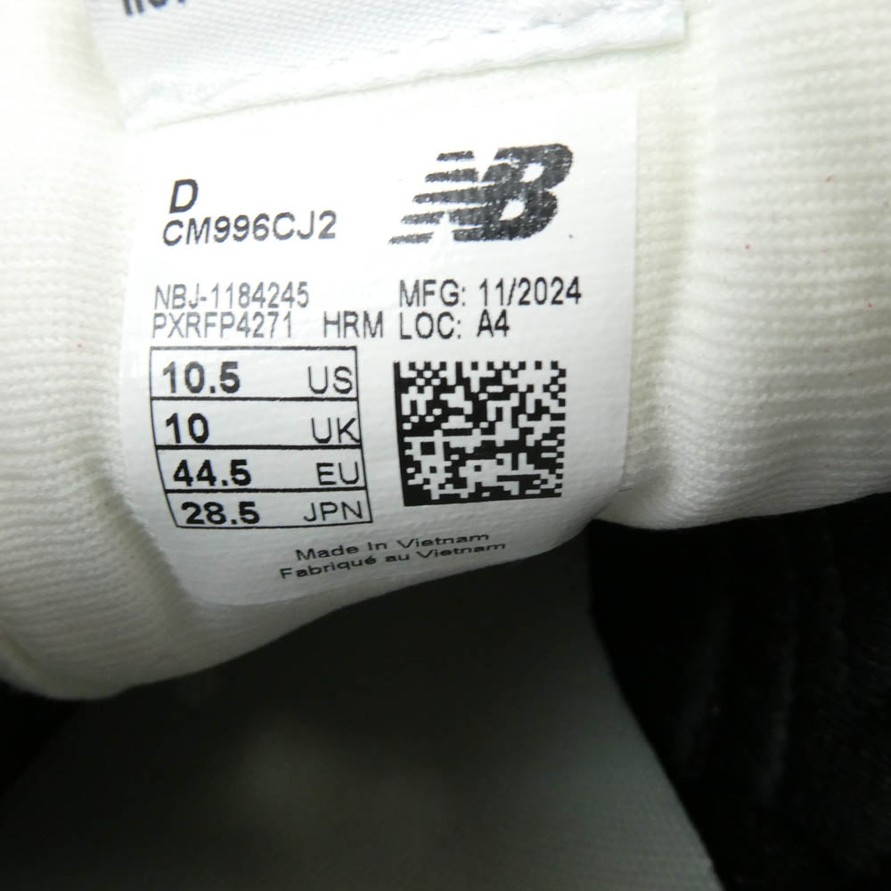 NEW BALANCE ニューバランス CM996CJ2 ローカット スニーカー レッド系 28.5cm【極上美品】【中古】