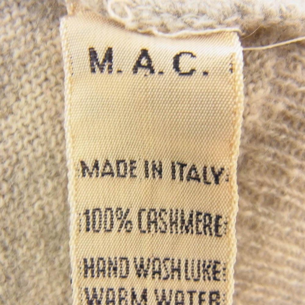 Malo マーロ カシミヤ ニット クルーネック 丸首 長袖 セーター グレー系 サイズ表記無【中古】
