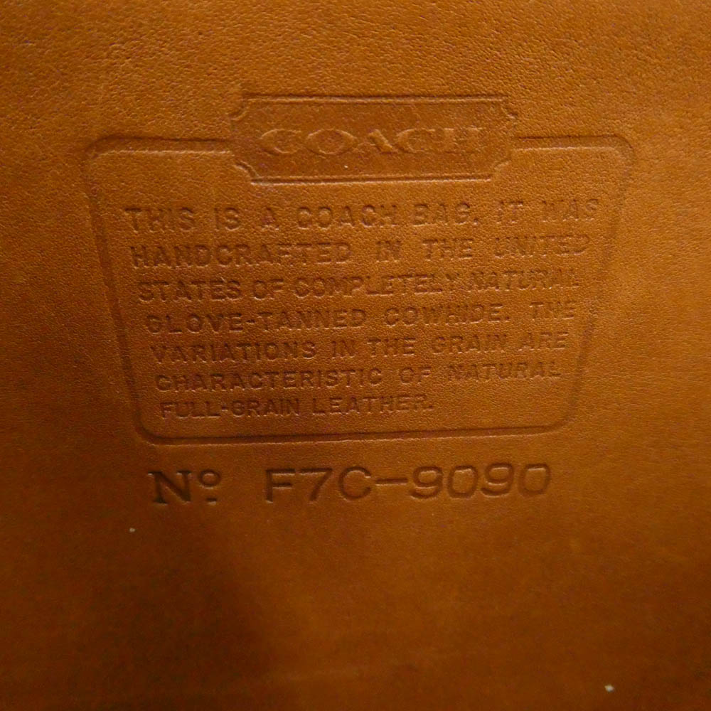 COACH コーチ 9090 OLD オールド レザー トート ショルダー バッグ ブラウン系【中古】