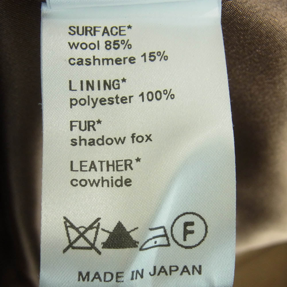 ミュラーオブヨシオクボ MLF12715SB BARNEYS NEWYORK バーニーズニューヨーク 着脱可能ファーカラー付属 ダッフル コート ブラウン系 38【中古】
