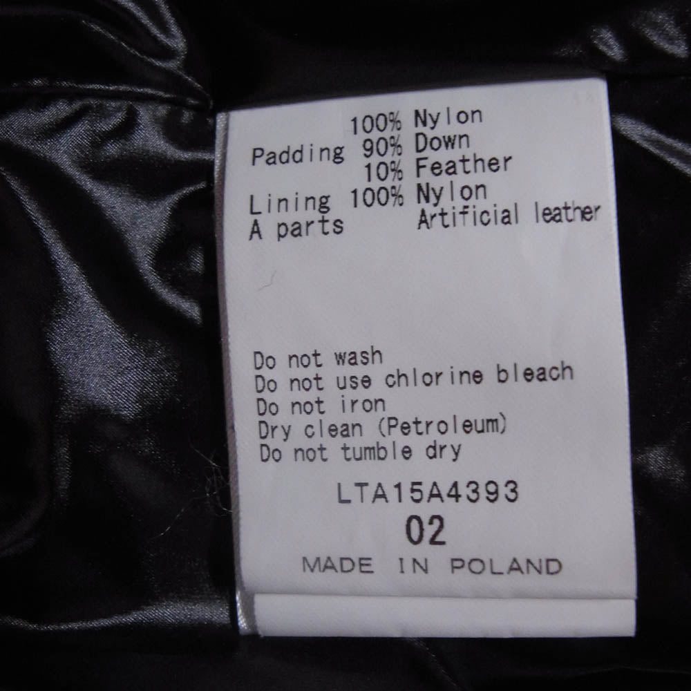 TATRAS タトラス 15AW LTA15A4393 SABRINA サブリナ ダウンジャケット ダウンコート ブラック系 02【中古】