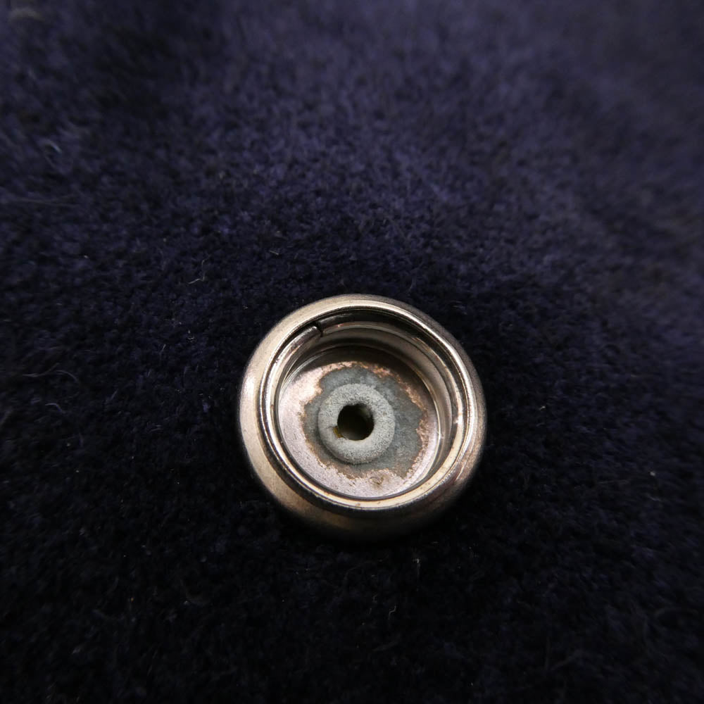 TENDERLOIN テンダーロイン T-SUEDE VEST スエード レザー ベスト ネイビー ネイビー系 M【中古】