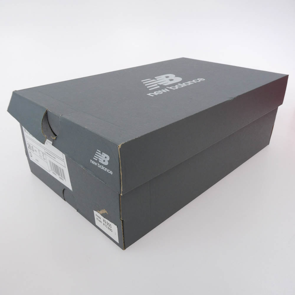 NEW BALANCE ニューバランス ML373KG2 スエード ローカット スニーカー グレー系 26.0cm【極上美品】【中古】