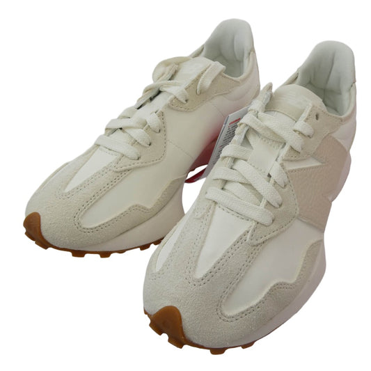 NEW BALANCE ニューバランス WS327NKD スエード ナイロンアッパー ローカット スニーカー 23.5cm【極上美品】【中古】