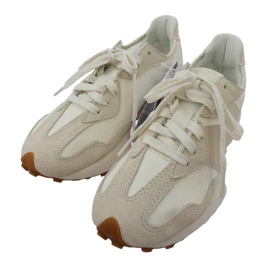 NEW BALANCE ニューバランス WS327NKD スエード シンセティックレザー ローカット スニーカー 24.5cm【極上美品】【中古】