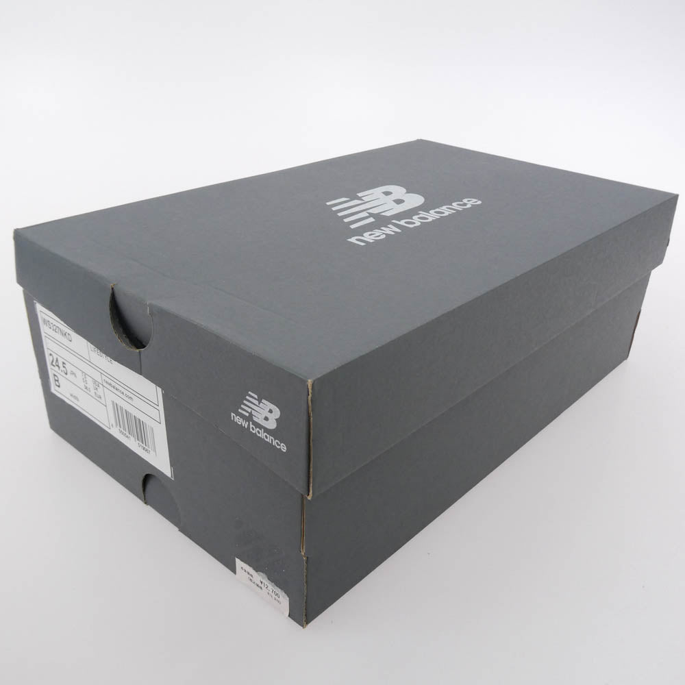 NEW BALANCE ニューバランス WS327NKD スエード シンセティックレザー ローカット スニーカー 24.5cm【極上美品】【中古】