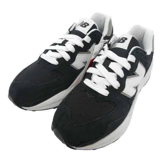 NEW BALANCE ニューバランス M5740CB スエード ローカット スニーカー ブラック系 25.5cm【美品】【中古】