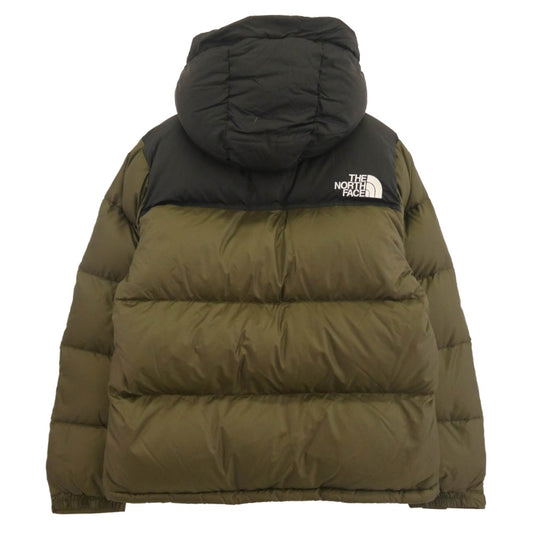 THE NORTH FACE ノースフェイス ND92331 NUPTSE HOODIE ヌプシ フーディー ダウン ジャケット カーキ系 L【新古品】【未使用】【中古】
