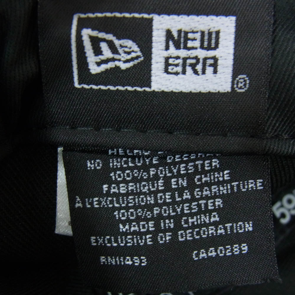 NEW ERA ニューエラ 59FIFTY ワールドシリーズ ブルックリン・ドジャース ベースボール キャップ ブラック系 7 1/4【極上美品】【中古】