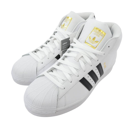 adidas アディダス FV5722 PRO MODEL プロモデル ミッドカット スニーカー ホワイト系 28cm【極上美品】【中古】