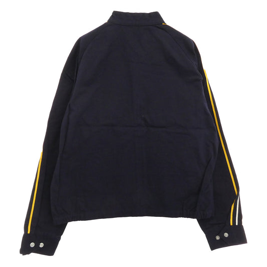 TENDERLOIN テンダーロイン 13AW T-RACING ZIP JKT ロゴワッペン レーシング ジップ ジャケット ネイビー系 M【中古】