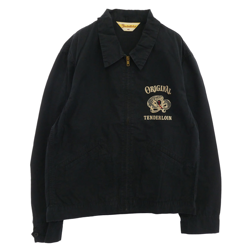 TENDERLOIN 希少 T-STP JKT 36 スネーク ジャケット TENDERLOIN テンダーロイン T-STP JKT コブラ スネーク ロゴ プリント