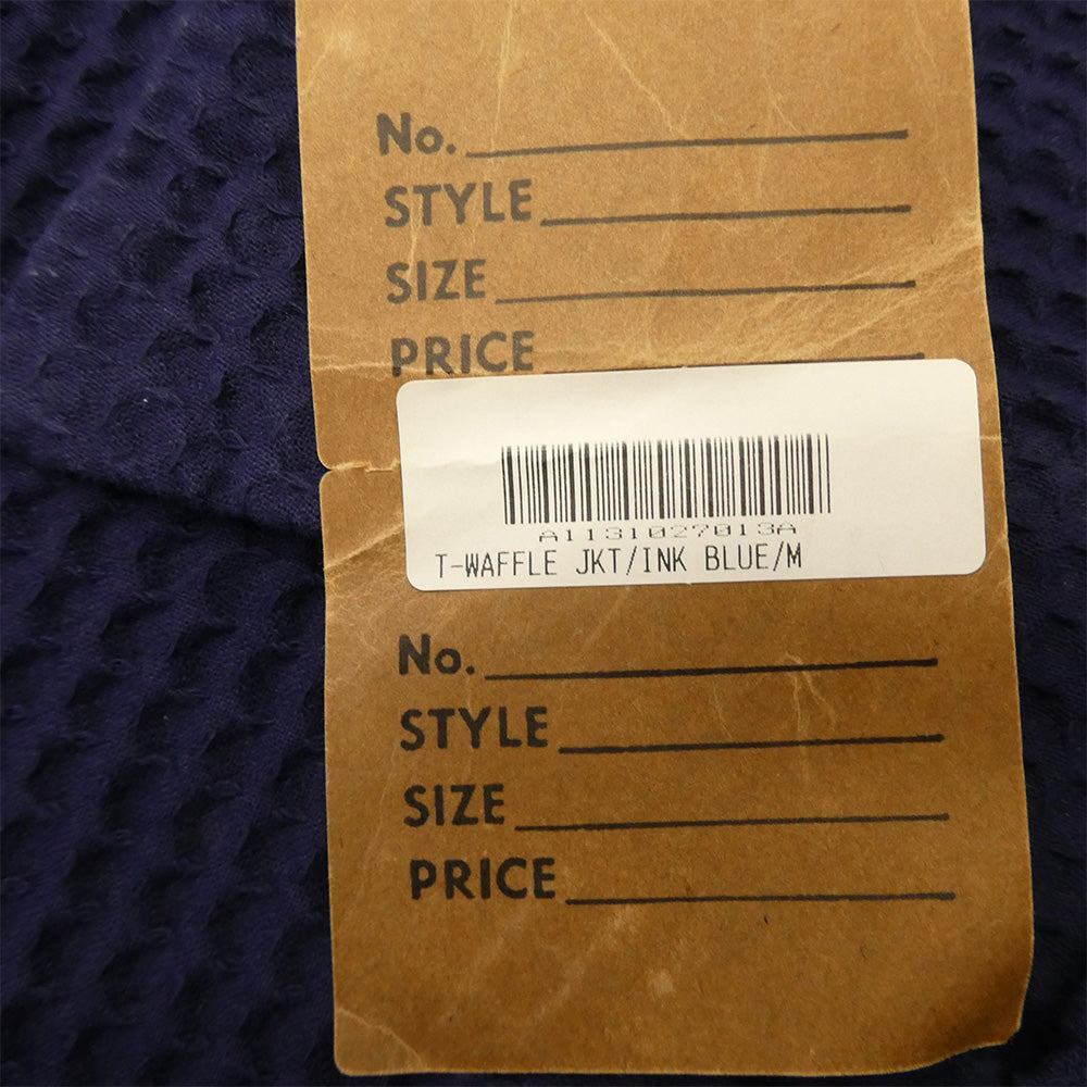 TENDERLOIN テンダーロイン 13SS T-WAFFLE JKT フラッグ刺繍 バック ロゴワッペン ワッフル ジャケット ネイビー系 M【中古】