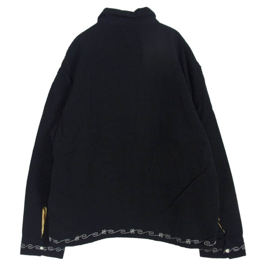 TENDERLOIN テンダーロイン T-SOUVENIR タイガー ドラゴン 虎 龍 チェーン刺繍 JKT スーベニア ジャケット ブラック系 M【中古】