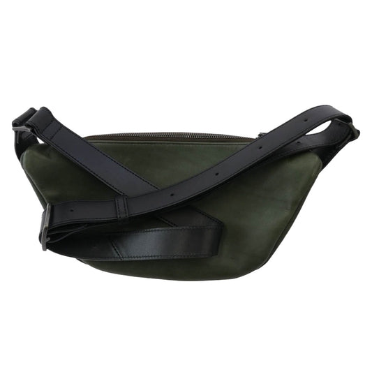 ツチヤカバン 鉄染革 ジャパンモチーフ Tetsu クロスボディバッグ バッグ モスグリーン系 表記なし【極上美品】【中古】