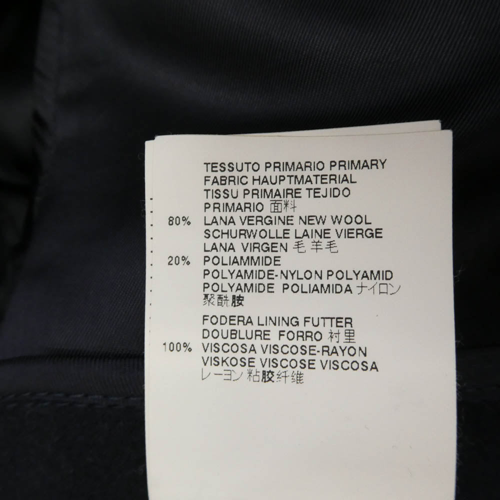 MAISON MARGIELA メゾンマルジェラ 13AW S30AA0049 14ライン イタリア製 ウール チェスターコート ネイビー系 48【中古】