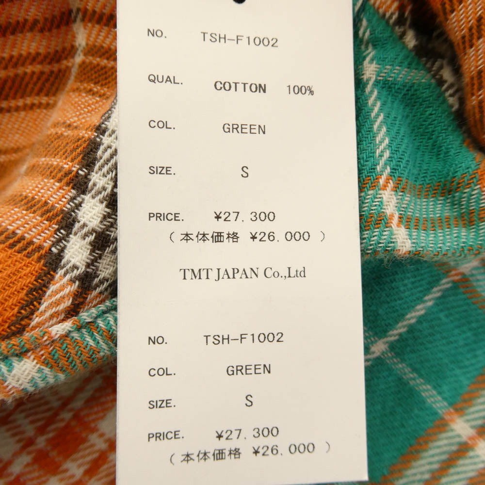 TMT ティーエムティー TSH-F1002 ウエスタン チェック 長袖 シャツ マルチカラー系 S【極上美品】【中古】