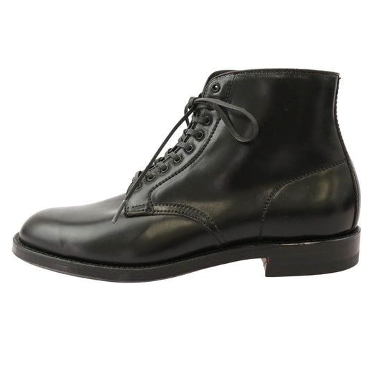ALDEN オールデン N0801 ref.別注 CORDVAN LACEUP BOOTS コードバン レースアップ ブーツ ブラック系 10D【美品】【中古】