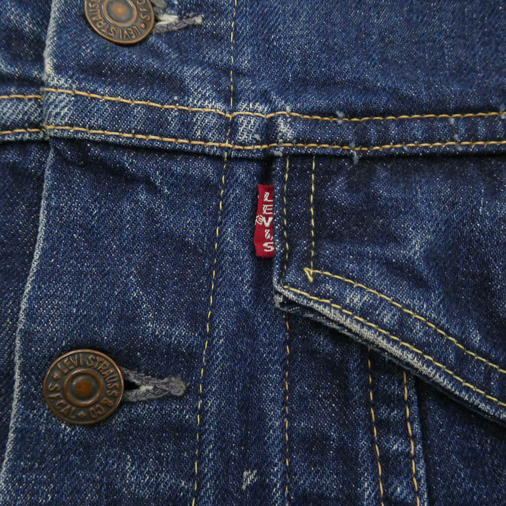 Levi's リーバイス 60s 557 3rd BIG E ギャラ無 ボタン裏刻印D 両面均等V デニム ジャケット SIZE36 36【中古】