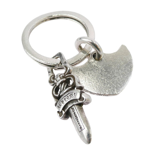 CHROME HEARTS クロムハーツ(原本無) SHIELD&No5 DGGR ニューヨーク限定 シールド#5ダガーキーリング シルバー系【中古】