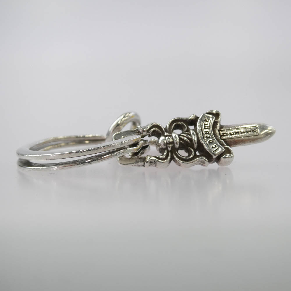 CHROME HEARTS クロムハーツ(原本無) SHIELD&No5 DGGR ニューヨーク限定 シールド#5ダガーキーリング シルバー系【中古】