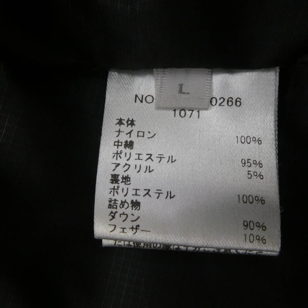 Ron Herman ロンハーマン 21AW 3420400266 California Eco Nylon Down Jacket リモンタ ナイロン ダウンジャケット ブラック系 L【中古】