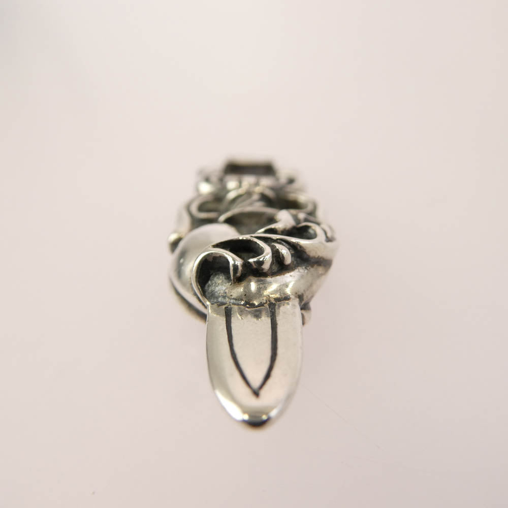 CHROME HEARTS クロムハーツ(原本無) HEART DAGGER ハートダガー ペンダントトップ シルバー系【中古】