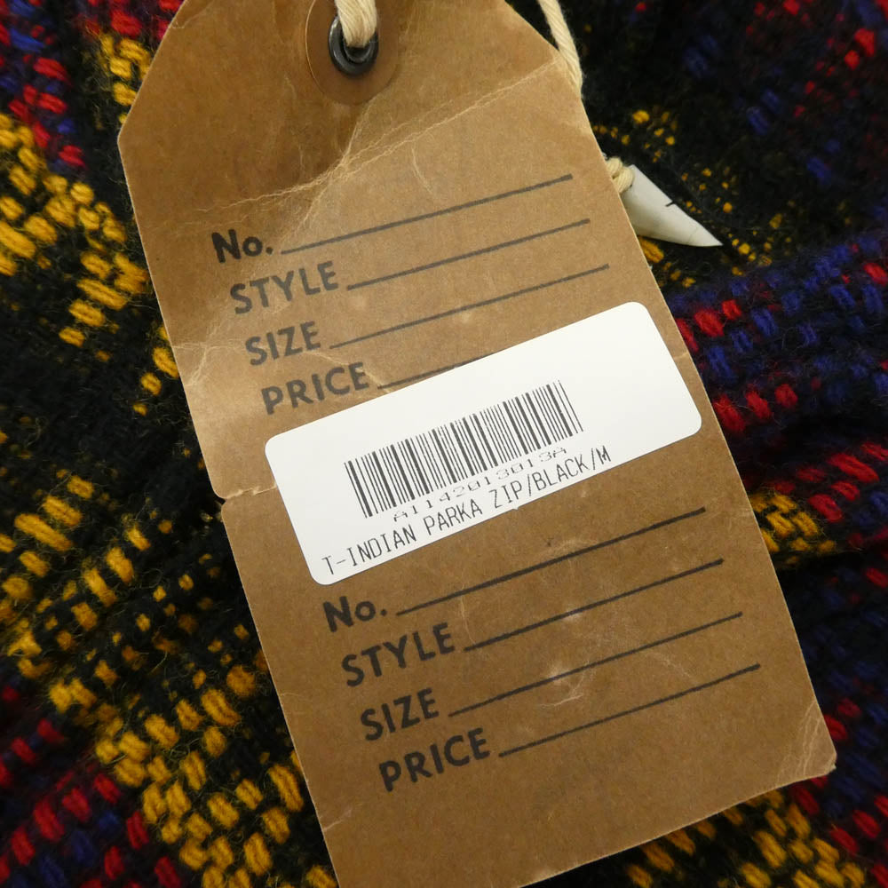 TENDERLOIN テンダーロイン 15AW T-INDIAN PARKA ZIP インディアン ジップアップ ニット パーカ ジャケット M【美品】【中古】