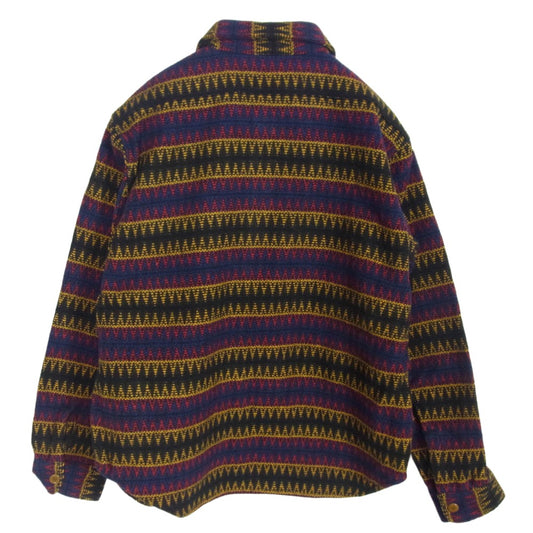 TENDERLOIN テンダーロイン 14SS T-INDIAN CPO JKT インディアン ネイティブ 総柄 ジャケット ネイビー系 M【美品】【中古】