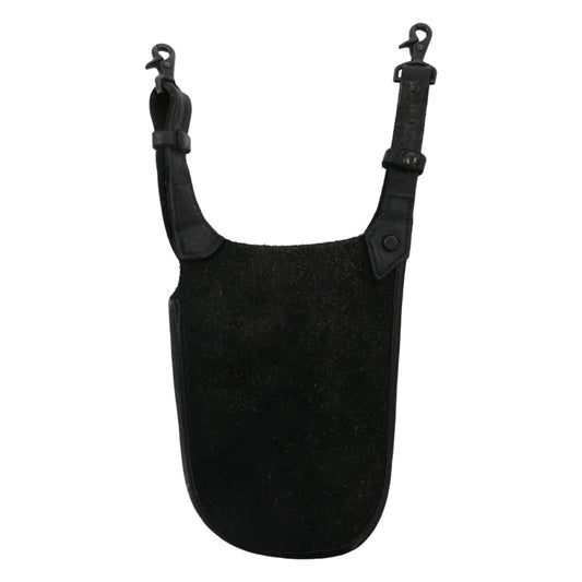 ISAMUKATAYAMA BACKLASH イサムカタヤマバックラッシュ 33695 ダブルショルダー フルタンニン製品染め ウエストホルダー 中サイズ レザー バッグ ブラック系【中古】