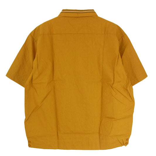 TENDERLOIN テンダーロイン T-P.P SHT #2 ロゴワッペン付き 半袖 ワークシャツ マスタード系 イエロー系 M【中古】