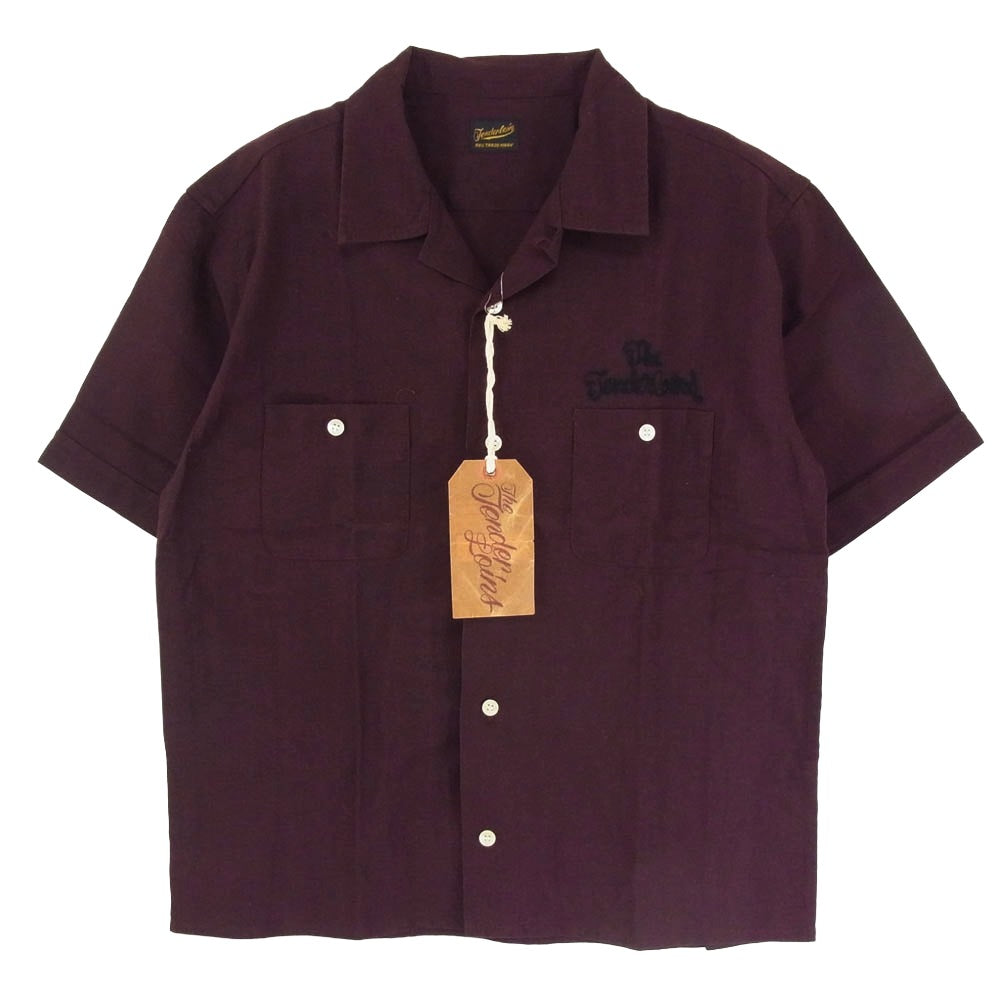 テンダーロイン ボーリングシャツ 刺繍ロゴ 半袖シャツ tenderloin-5-3