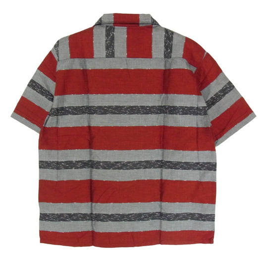 TENDERLOIN テンダーロイン T-GRADATION SHT グラデーション 半袖 オープンカラー シャツ レッド系 M【中古】