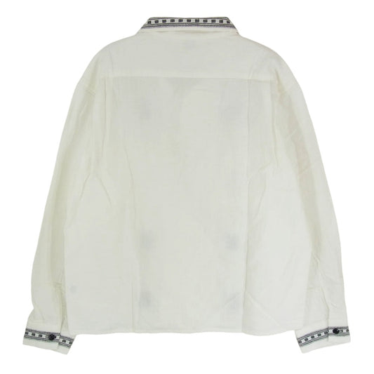 TENDERLOIN テンダーロイン T-BAJA SHT バハ 長袖 オープンカラー シャツ ホワイト系 M【中古】