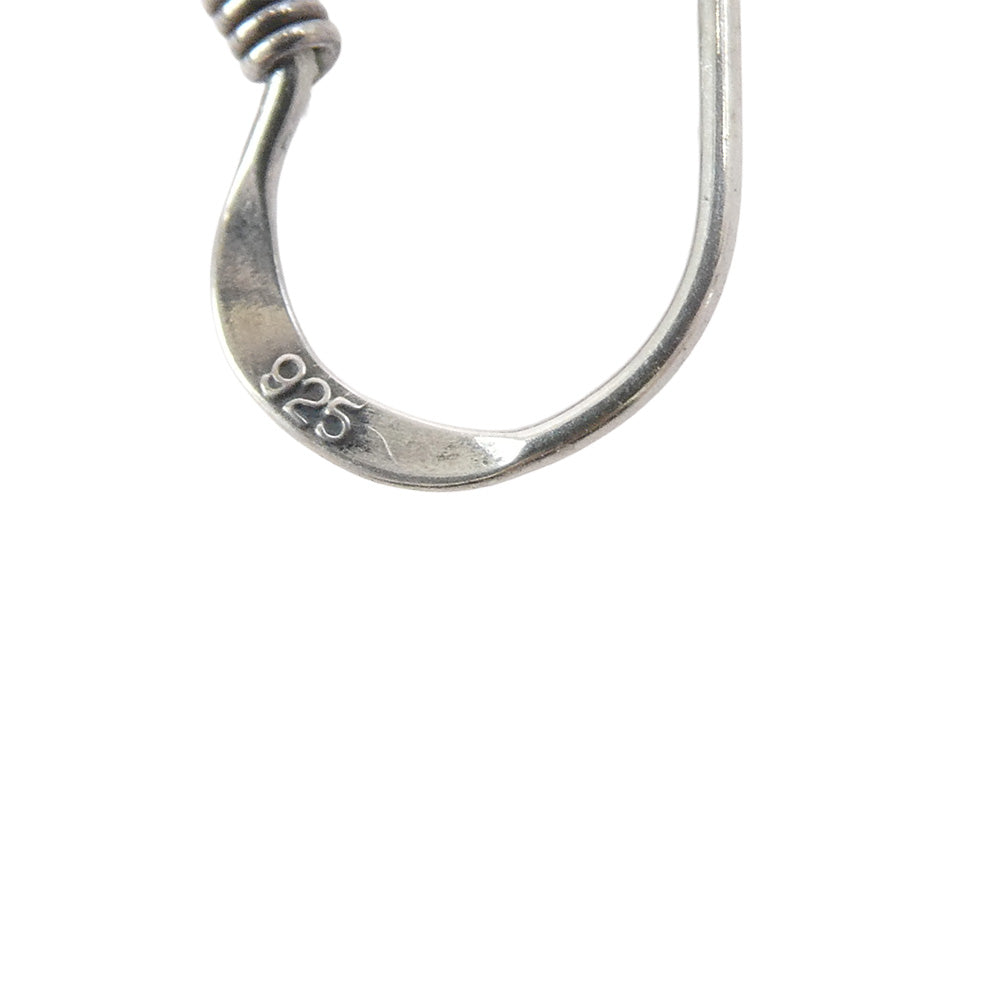 Justin Davis ジャスティンデイビス SEJ321 c.c Power パワー クラウン クロス フック ピアス シルバー系【中古】