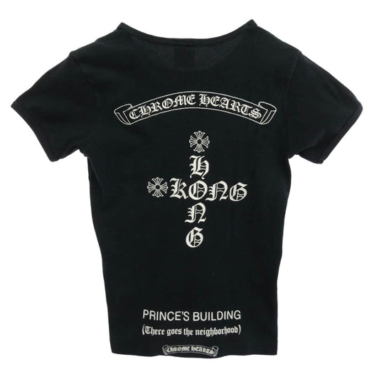 CHROME HEARTS クロムハーツ(原本無) OLD HONG KONG 香港限定 半袖 Tシャツ カットソー ブラック系【中古】