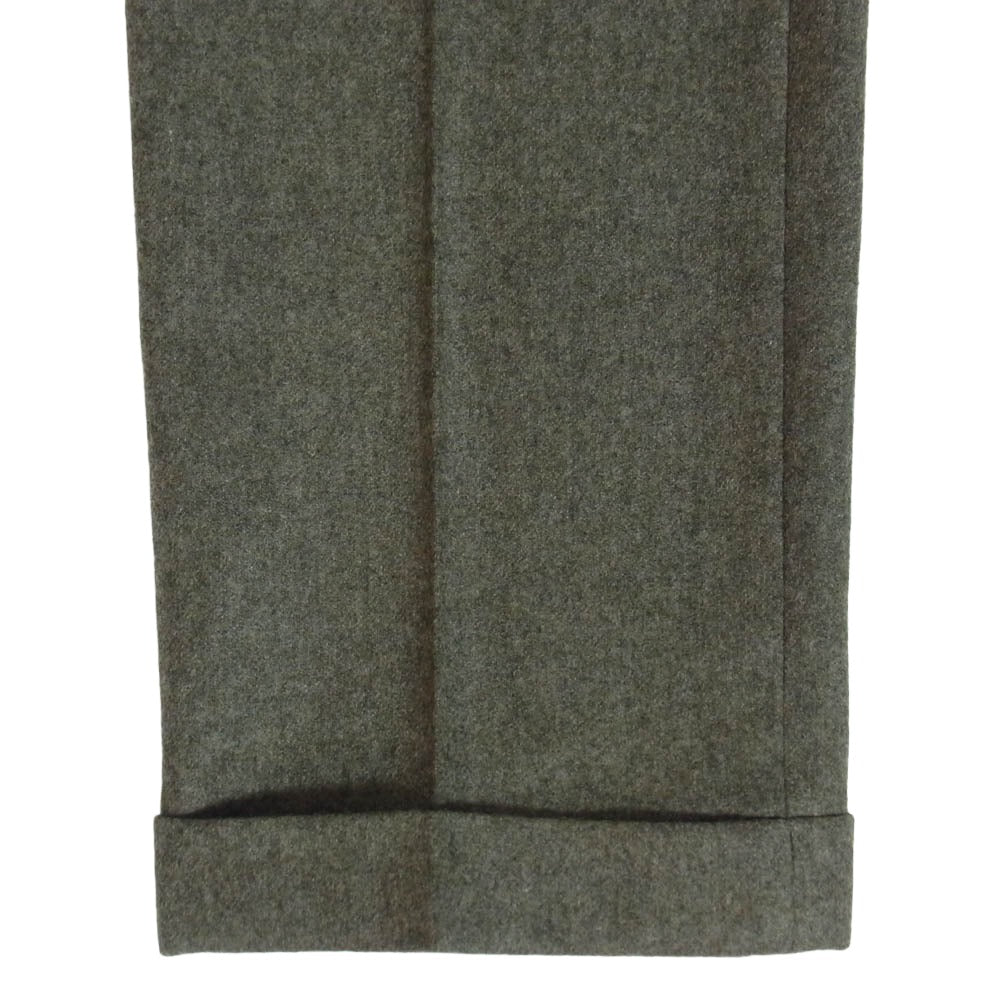 VISVIM ビズビム VS0001449 HIGH WATER SLACKS WOOL PANTS ウール スラックス パンツ モスグリーン系 M【中古】