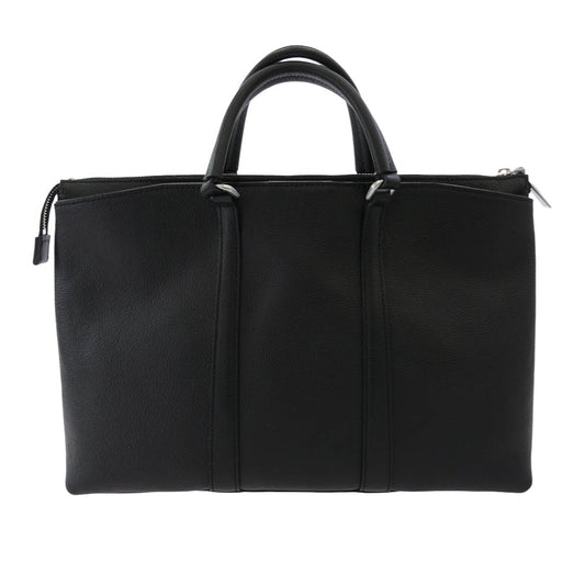 aniary アニアリ 07-01005 Shrink Leather シュリンク レザー ブリーフケース トートバッグ ブラック ブラック系【極上美品】【中古】