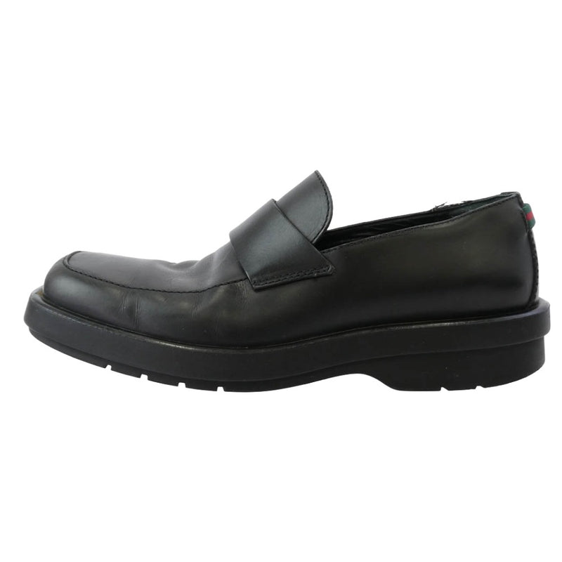 GUCCI グッチ 6067 スクエアトゥ シェリーライン レザー ローファー