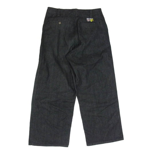 BEN DAVIS ベンデイビス GORILLA CUT ゴリラカット ワイド バギー デニム パンツ ブラック系 32【中古】