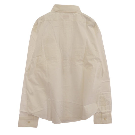 TENDERLOIN テンダーロイン T-WORK SHT U BD ロゴワッペン付き ボタンダウン 長袖 ワークシャツ ホワイト オフホワイト系 M【中古】