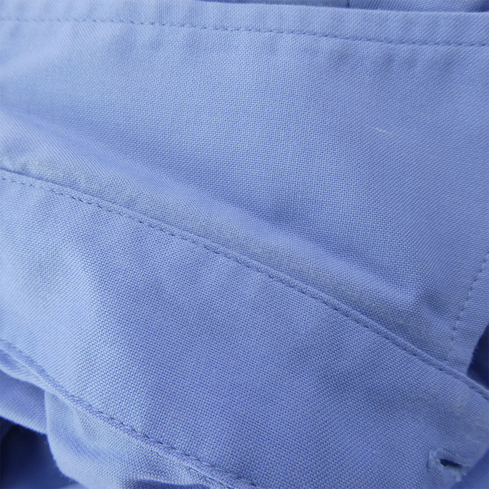 TENDERLOIN テンダーロイン T-WORK SHT U ロゴワッペン付き 長袖 ワークシャツ サックスブルー系 ライトブルー系 M【中古】