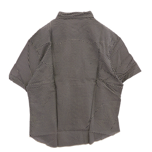 TENDERLOIN テンダーロイン T-SADDLEMAN SHT B S/S チェッカー柄 サドルマン 半袖 ウエスタンシャツ ネイビー系 M【中古】