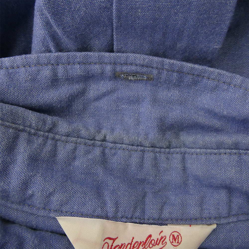 TENDERLOIN テンダーロイン T-CHAMBLEY SHT BD ボタンダウン 長袖 シャンブレーシャツ ライトブルー系 M【中古】